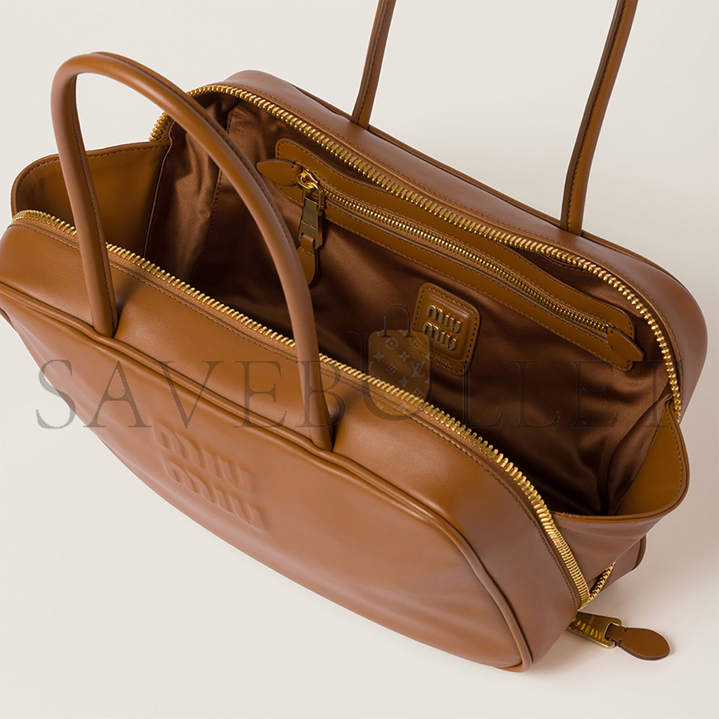 M1v M1v beau leather top-handle bag 5bb172 (29*17*9cm)